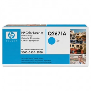 Картридж для лазерного принтера HP Q2671A Cyan