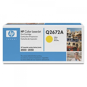 Картридж для лазерного принтера HP Q2672A Yellow