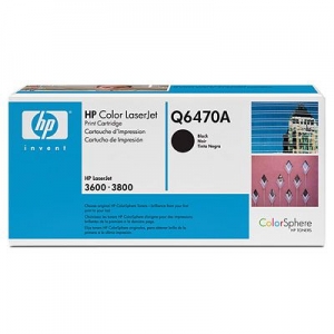 Картридж для лазерного принтера HP Q6470A Black