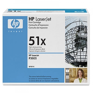 Картридж для лазерного принтера HP Q7551X Black