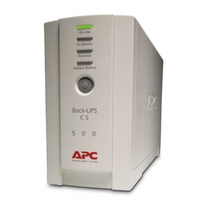  (UPS) APC BACK-UPS CS 500VA USB/SERIAL (BK500EI)