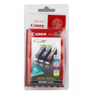 5 Canon CLI-521 ChromaLife Pack