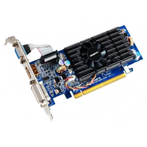 Видеокарта на чипсете NVIDIA Gigabyte GV-N210OC-512I PCI-E 2.0, GDDR2, 512 Мб